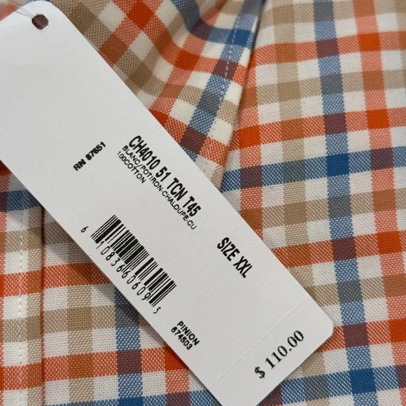 NWT Lacoste long sleeve dress shirt, 100% cotton, XXL - Picture 2 of 3